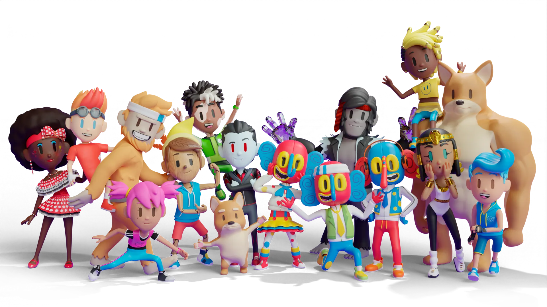 El roster completo de personajes de Bacano Go!